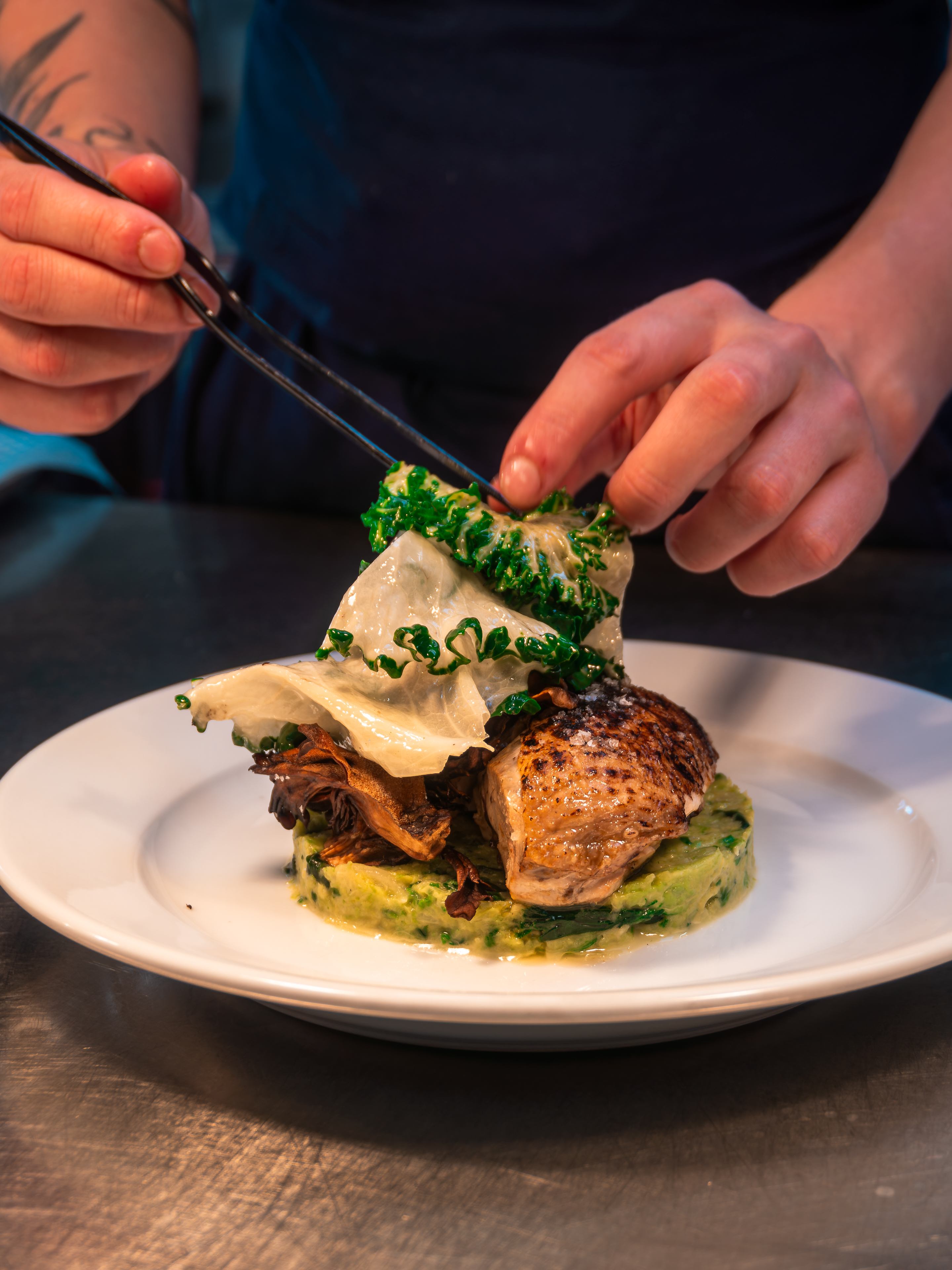Signature dish at The Fountain at Clent